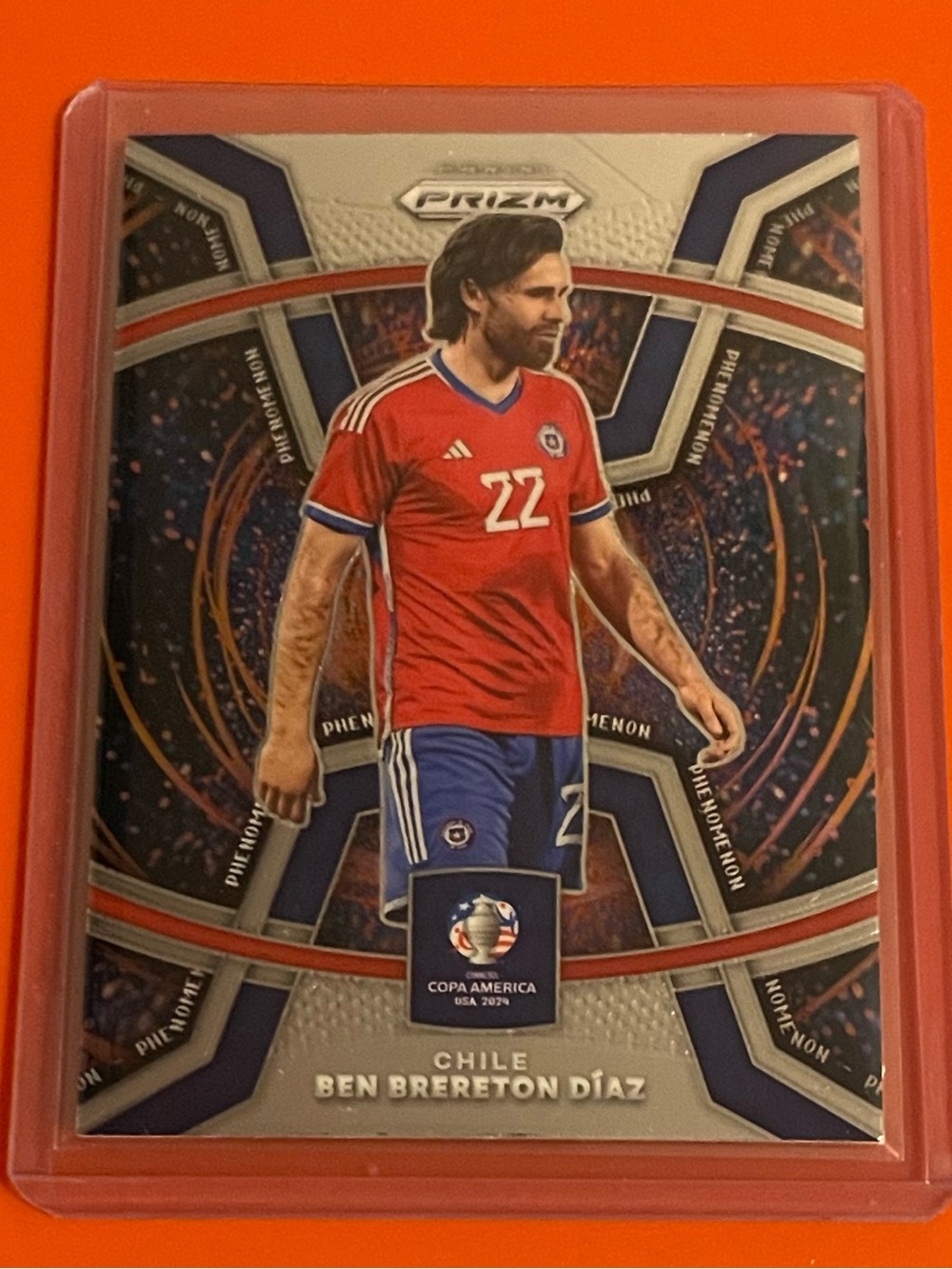 Ben Brereton Diaz #32 2024 Panini Prizm Copa America Phenomenon Soccer Card